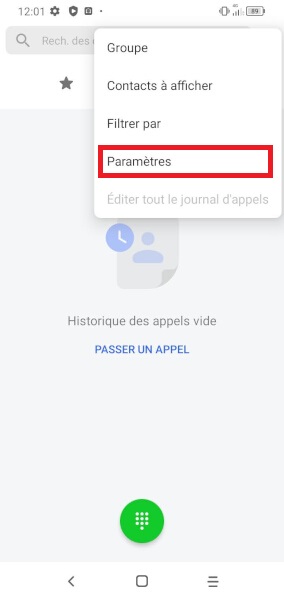 Activer ou désactiver le double appel