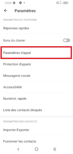 Activer ou désactiver le double appel