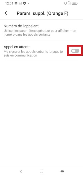 Activer ou désactiver le double appel