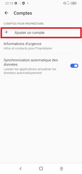 Créer ou connecter un compte Google