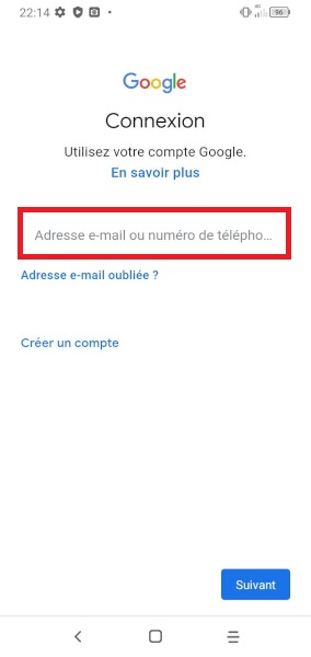 Vous avez déjà une adresse Gmail