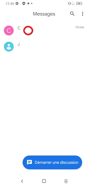 Vérifier qu’aucun contact n’est bloqué