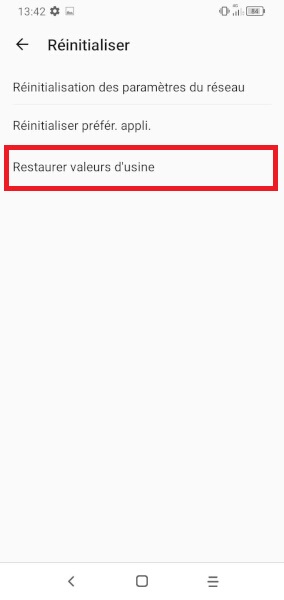 Comment réinitialiser votre Alcatel ?