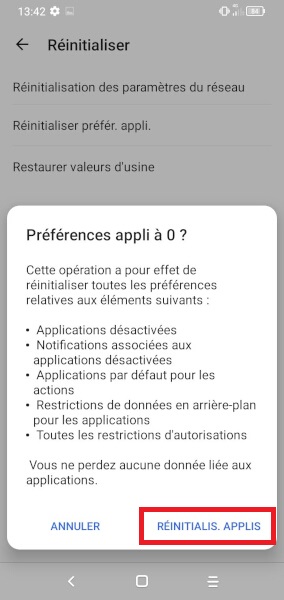 Comment réinitialiser votre Alcatel ?