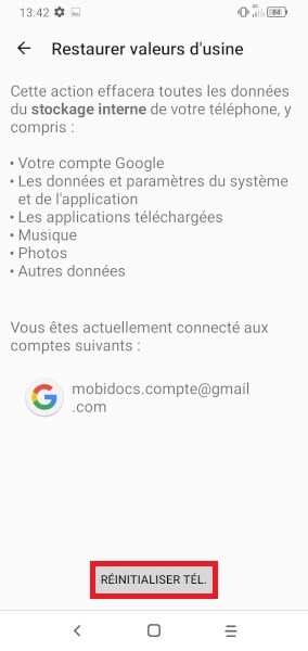 Comment réinitialiser votre Alcatel ?