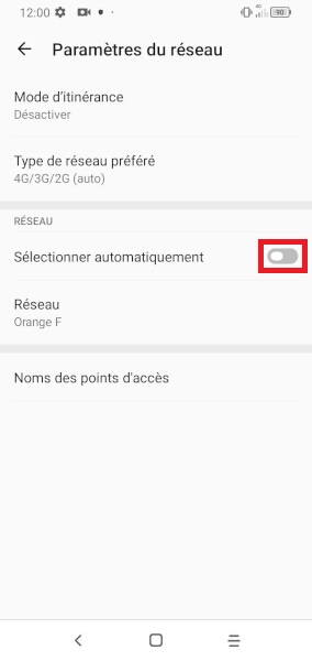 Effectuer une recherche manuelle des réseaux