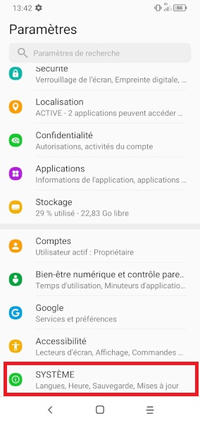 Vérifier la date et l’heure