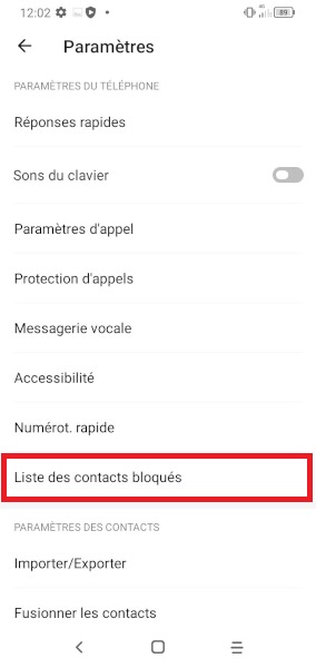 Bloquer un numéro indésirable