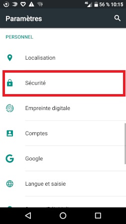 Changer le code PIN sur l'Alcatel A3