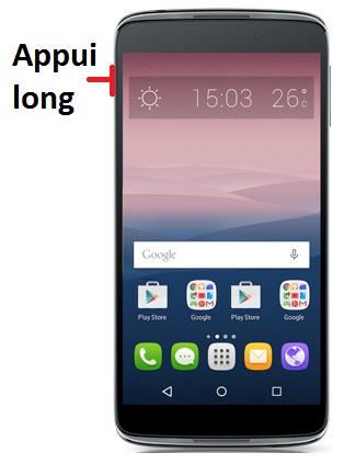 Comment éteindre le Alcatel Idol 3 ?