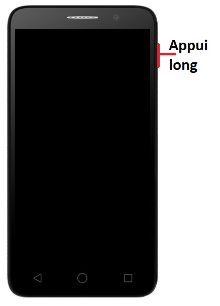 Comment allumer le Alcatel POP 3 ?