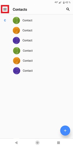 Exporter ses contacts au format VCF (Android)