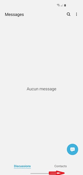 Faire retour (équivalent du bouton retour)