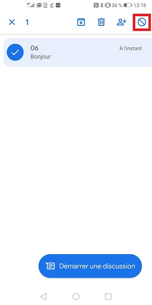 Bloquer des spams et des correspondants.