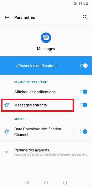 Changer le son général des notifications Android