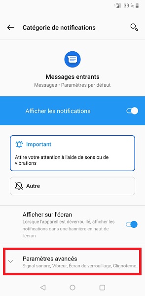 Changer le son général des notifications Android