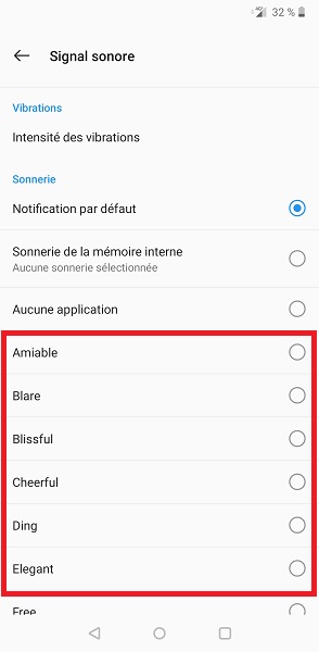 Changer le son des SMS (Messages)