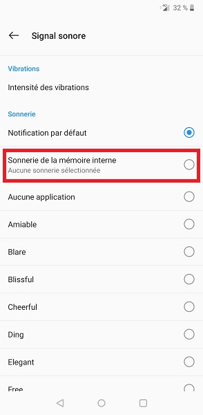Changer le son des SMS (Messages)