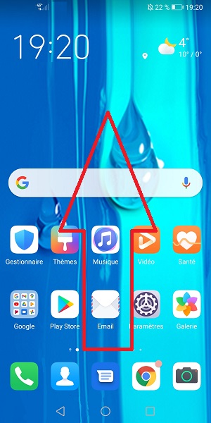Activer le tiroir d'applications sur Huawei