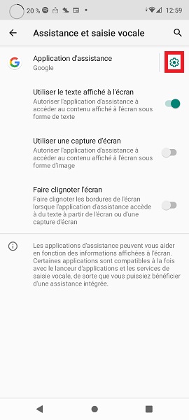Désactiver le bouton Assistant Google sur Wiko