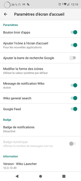 Ajouter le tiroir d’applications