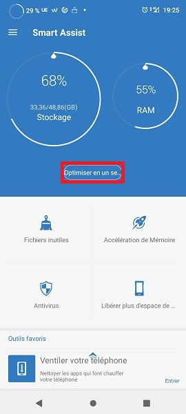 Comment utiliser Smart Assist pour nettoyer son Wiko