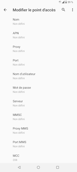 Configurer l’envoi et la réception de MMS