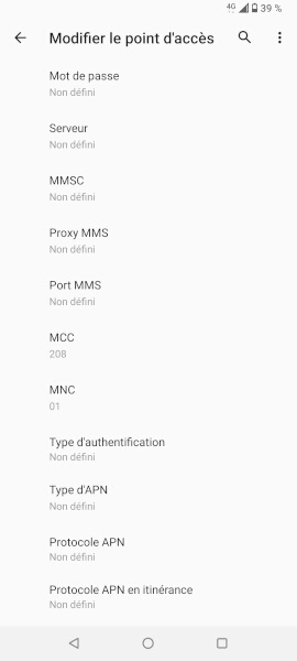 Configurer l’envoi et la réception de MMS