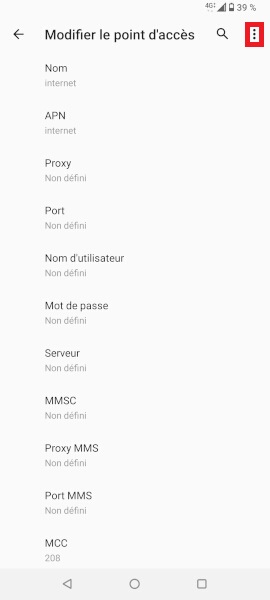 Comment configurer internet avec les données mobiles ?