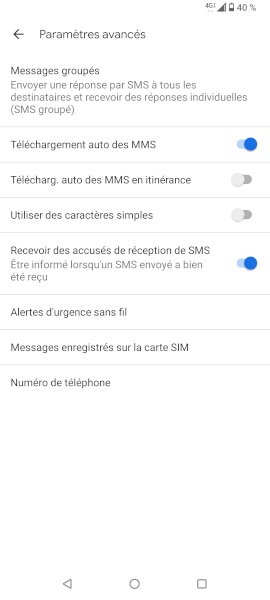 Comment activer les accusés de réception ?