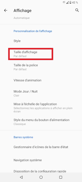 Modifier la police d’écriture et d’affichage et style.