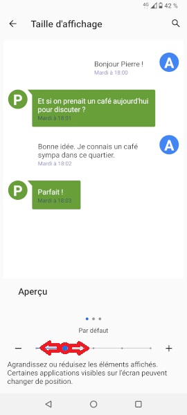 Modifier la police d’écriture et d’affichage et style.