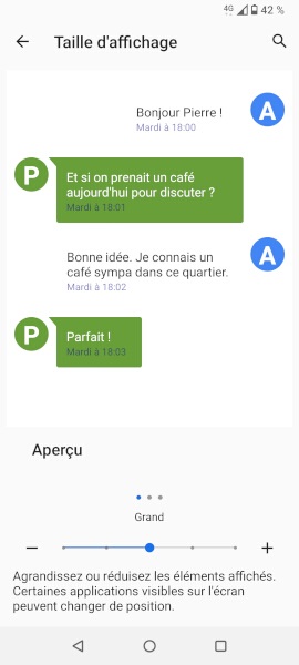 Modifier la police d’écriture et d’affichage et style.