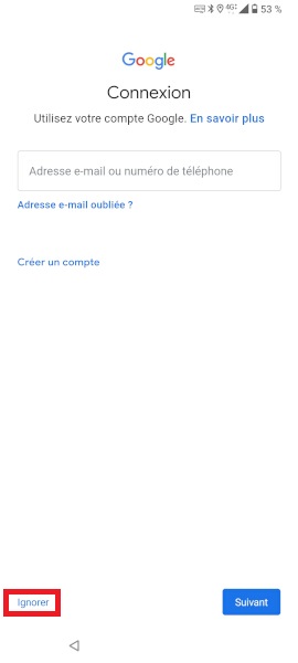 Compte Google :
