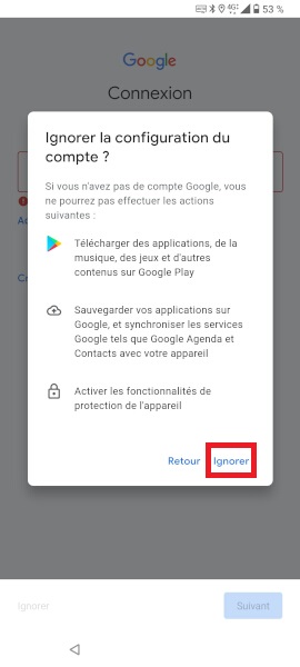 Compte Google :
