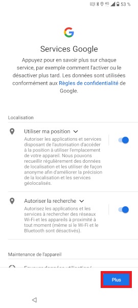Services Google :