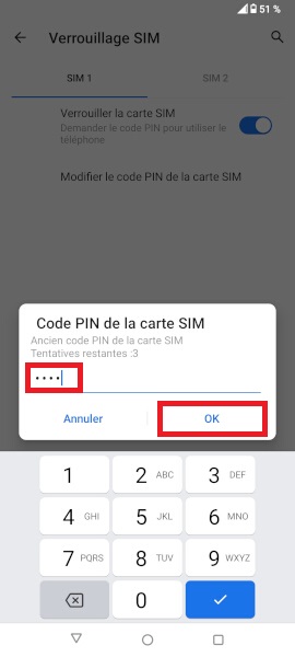 Changer le code PIN sur l'Asus Zenfone 6