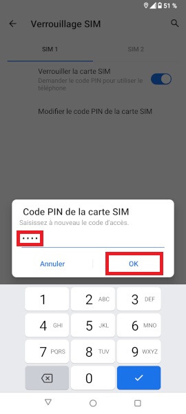 Changer le code PIN sur l'Asus Zenfone 6