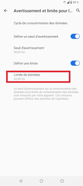 Suivre et gérer sa consommation internet