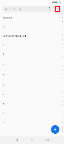 Comment copier ses contacts de son Asus  ?