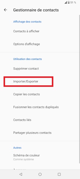 Comment copier ses contacts de son Asus  ?