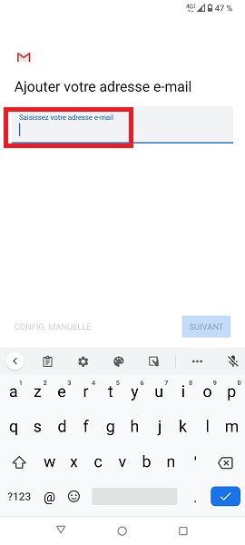 Configuration d’un compte e-mail 