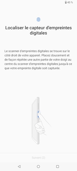 Comment configurer une empreinte digitale ?