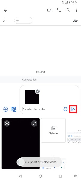 Comment envoyer un MMS avec son Asus ?
