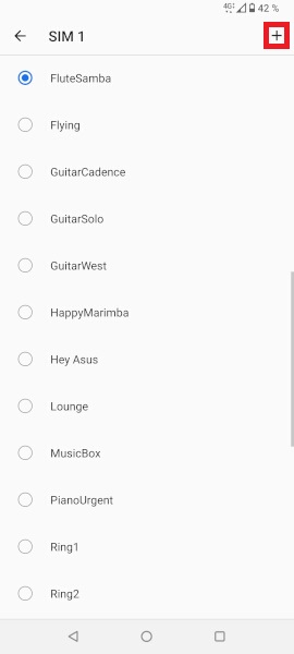 Mettre une musique en sonnerie sur le Asus Zenfone 7