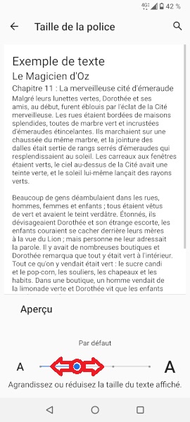 Modifier la police d’écriture et d’affichage et style.