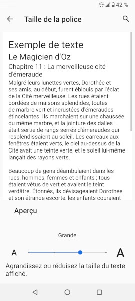 Modifier la police d’écriture et d’affichage et style.