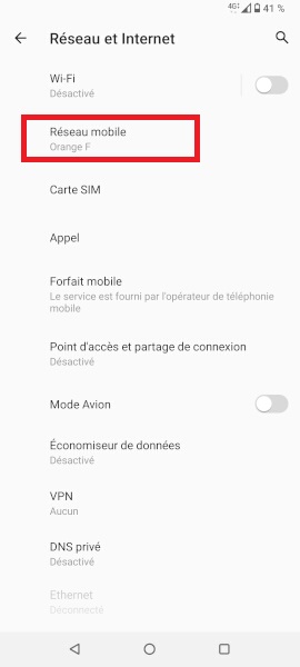 Effectuer une recherche manuelle des réseaux