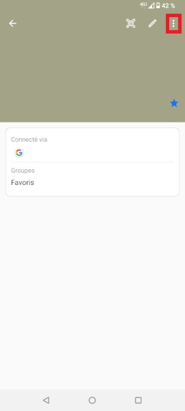 Mettre une sonnerie pour un contacts