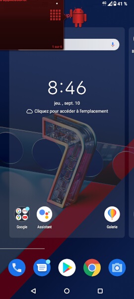 Supprimer un widget